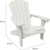 Keter Alpine Adirondack, Lounge, Terrasse, Fest, Harter Produktbild-Vorschau 3