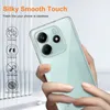 A hand holding a clear phone case on a phone. Podgląd zdjęcia produktu