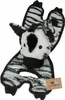 Hundespielzeug ZEBRA Maskottchen quietschend raschelnd groß Produktbild-Vorschau 3