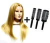 FP Übungskopf Frisierkopf LEANA incl. Profi Föhnbürsten Set Produktbild-Vorschau 1