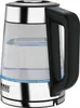 A glass electric kettle filled with water, shown on a white background. Náhled obrázku produktu