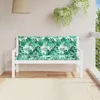 vidaXL Gartenbank-Auflagen 2 Stk. Blattmuster 150x50x7cm Produktbild-Vorschau 2