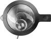 A top-down view of a black and clear electric chopper. Náhľad obrázku produktu