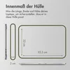 Accezz Basic Laptop Hülle 13-14 Zoll - Laptop Sleeve - Blau Produktbild-Vorschau 7