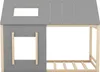 A product shot of a children's house bed frame. Podgląd zdjęcia produktu