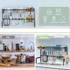 Adjustable Over-Sink Dish Drying Rack, 2-Tier, 53-99 cm Produktbild-Vorschau 4