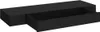 vidaXL Scaffale galleggiante con cassetto nero 80x25x8 cm Anteprima dell’immagine prodotto 20