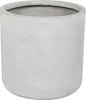 BELIANI Doniczka szara okrągła efekt betonu 34x34x33 cm do Podgląd zdjęcia produktu 1