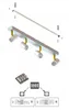 Luxolar LED Deckenlampe 4-flammig E27 Rattan Boho Produktbild-Vorschau 8