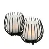 Boltze Home Windlicht Laval H12 ø12 sw2tlg 412472 Produktbild-Vorschau 2
