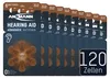 ANSMANN Hörgerätebatterien Typ 312 braun, 120 Stück, Zink Produktbild-Vorschau 1