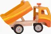 Goki Wooden Tipping Trolley Orange with Swivel Wheels Voir les images du produit 4