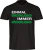 multifanshop Herren T-Shirt - Mönchengladbach - Einmal Produktbild-Vorschau 1