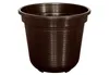 Geli Blumentopf STANDARD Braun Ø 16 cm - Kunststoff Produktbild-Vorschau 1