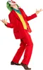 Joker Kostüm Clown Anzug - für Karneval Halloween Größe: XL Produktbild-Vorschau 2