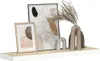 vidaXL Schweberegal Eichenoptik und Weiß 90x23,5x3,8 cm MDF Produktbild-Vorschau 5