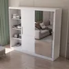 Schwebetürenschrank Kleiderschrank Schrank mit Spiegel Produktbild-Vorschau 5