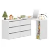 SONGMICS HOME Komoda, šatní skříň, toaletní stolek s Náhled obrázku produktu 6
