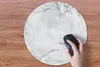 MuchoWow® Mauspad Mousepad Marmor - Maserung - Grau 50x50 Produktbild-Vorschau 3
