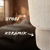 Nachttischlampe E14 Stoffschirm Tischlampe Kabelschalter Produktbild-Vorschau 3