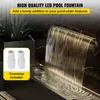 VEVOR cascata per piscina, 90 x 11,5 x 8 cm, giochi d'acqua Anteprima dell’immagine prodotto 2