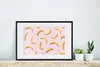 MuchoWow® Gerahmtes Poster Banane - Rosa - Pastell 60x40 cm Produktbild-Vorschau 4
