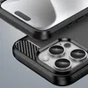 A close-up view of the back of a smartphone case, showing the camera module and a carbon fiber accent. Podgląd zdjęcia produktu