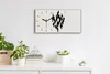 Dekor Leinwand Uhr Wandbilder Quarz 60x30 Malerei Produktbild-Vorschau 3