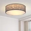 MONZANA® Plafonnier Ciel étoilé Rond Ø 38cm Abat-jour Tissu Voir les images du produit 1