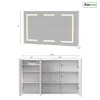 INONEFT Spiegelschrank mit LED Beleuchtung und Steckdose, Produktbild-Vorschau 6