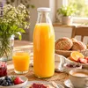 Milchflasche 1 Liter Glasflasche transparent mit 9 Flaschen Produktbild-Vorschau 5