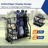 Organizer golfowy z kółkami - mieści 2 torby, kije i sprzęt Podgląd zdjęcia produktu 5