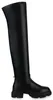 VAN HILL Damen Overknee Stiefel Grace Trendy Plateau Produktbild-Vorschau 2