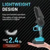 6" Zoll Akku-Kettensäge, Mini-Kettensäge mit Akku, Produktbild-Vorschau 2