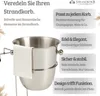 Strandkorb Champagnerkühler, Weinkühler, Flaschenhalter, Produktbild-Vorschau 2
