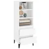 vidaXL Highboard Weiß 40x36x110 cm Holzwerkstoff Produktbild-Vorschau 7