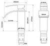 Wasserhahn Bad wasserfall Armatur aus Messing+Universal Produktbild-Vorschau 6