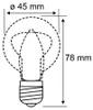 Lampadina LED a forma di goccia, 230V, attacco E14, 806 Anteprima dell’immagine prodotto 10