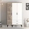 Skye Decor, Kumsal PT - Walnut, White, Kleiderstangen, Produktbild-Vorschau 1