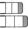 DELPHIN TOP SPOD, supporto per secchio, 60x31x57cm, nero, Anteprima dell’immagine prodotto 8