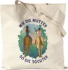 Wie Die Mutter So Die Tochter Stoffbeutel Jutebeutel Canvas Produktbild-Vorschau 1