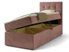 NORDELO Boxspringbett INCANTO 120x200 cm AMOR Velvet Rosa Produktbild-Vorschau 6