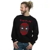 Marvel - Sweatshirt für Herren BI21419 (4XL) (Schwarz) Produktbild-Vorschau 2