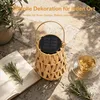 Solar Laterne Garten hängend, handgeflochtene Outdoor Solar Produktbild-Vorschau 4