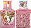 A collage of bedding items featuring cartoon characters and horses. Anteprima dell’immagine prodotto