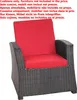 Stuhlkissen 6er set rückenlehne Rot Polyrattan-Garten Produktbild-Vorschau 2