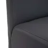 A close-up view of the stitching on a gray upholstered chair. Produktbild-Vorschau
