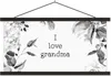 MuchoWow® Textilposter Sprichwörter - Zitate Ich liebe Oma Produktbild-Vorschau 1