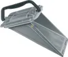 A gray washing machine lint filter with a black handle, shown at an angle against a white background. Produktbild-Vorschau