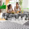 Tischdecke Wachstuch Premium Ornamente Grau Robust Produktbild-Vorschau 4